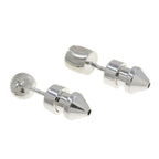 Gucci Interlocking Earrings Silver — view 5