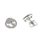 Gucci Interlocking Studded Diamond Earrings — view 3