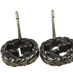 Gucci Interlocking Earrings Silver — view 4