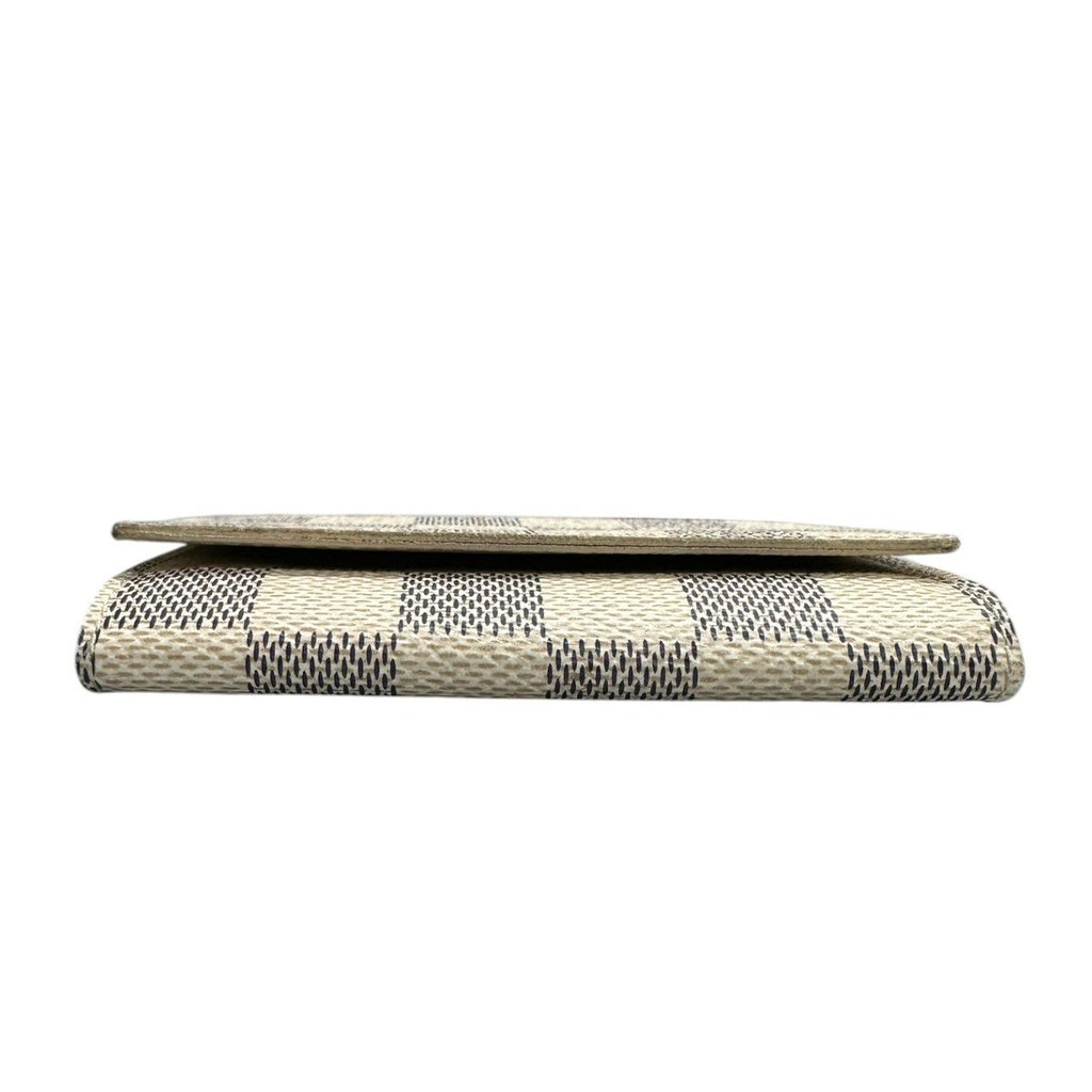 Louis Vuitton Damier Azur Amberop Carte de Visite White Card Case — view 3