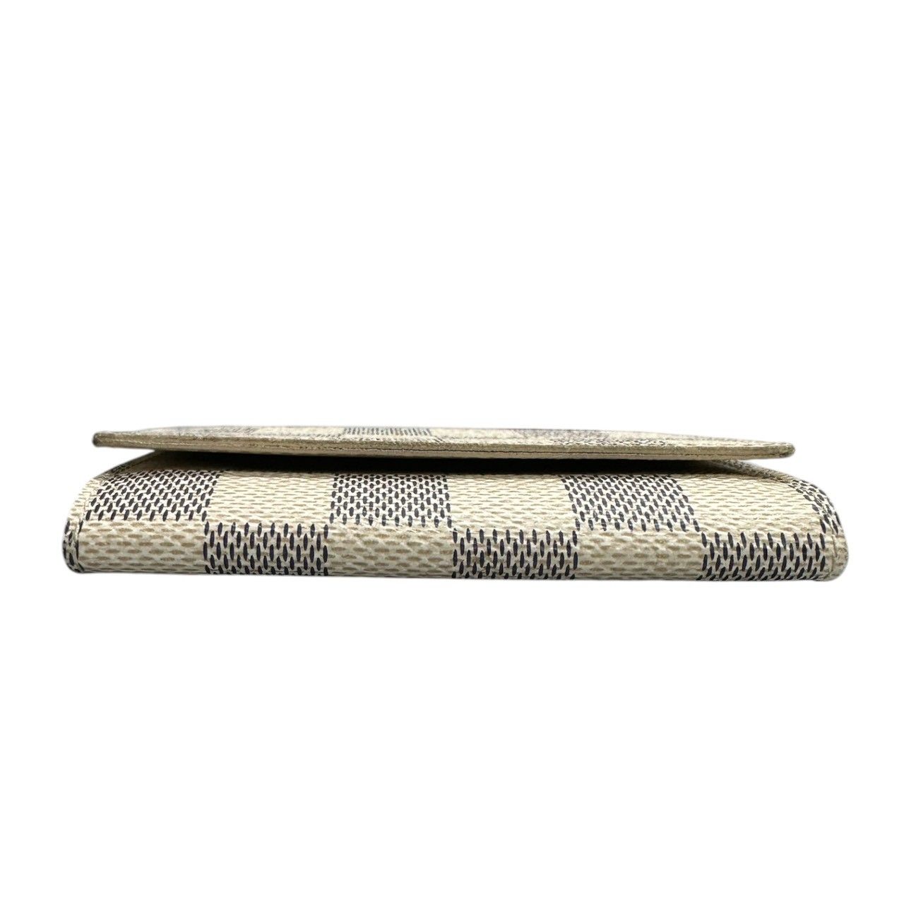Louis Vuitton Damier Azur Amberop Carte de Visite White Card Case — view 3