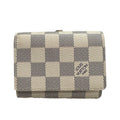 Louis Vuitton Damier Azur Amberop Carte de Visite White Card Case