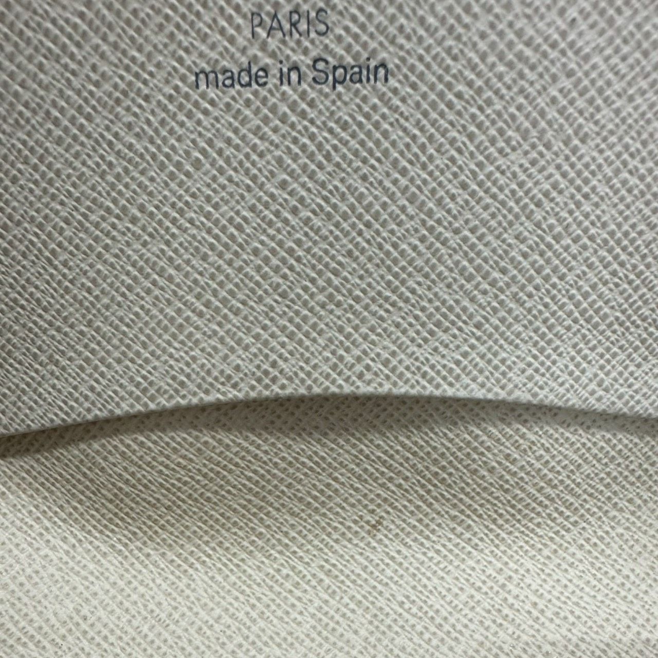 Louis Vuitton Damier Azur Amberop Carte de Visite White Card Case — view 5