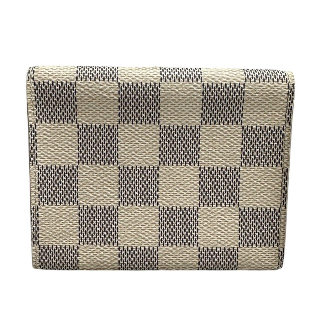 Louis Vuitton Damier Azur Amberop Carte de Visite White Card Case — view 2