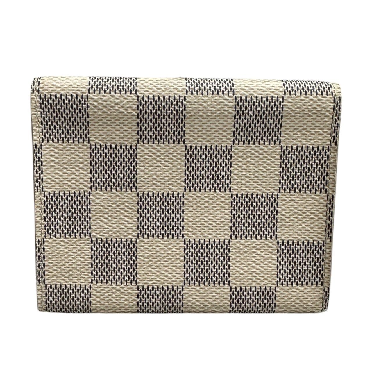 Louis Vuitton Damier Azur Amberop Carte de Visite White Card Case — view 2