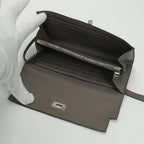 Hermes Kelly Wallet Etain Gray Silver Veau Epsom — view 7