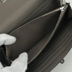 Hermes Kelly Wallet Etain Gray Silver Veau Epsom — view 8