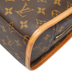Louis Vuitton Monogram Rivoli Business Briefcase Document Brown Leather 1 — view 4