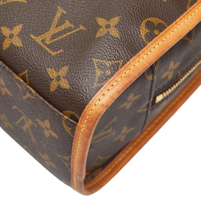 Louis Vuitton Monogram Rivoli Business Briefcase Document Brown Leather 1 — view 6