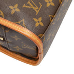 Louis Vuitton Monogram Rivoli Business Briefcase Document Brown Leather 1 — view 5
