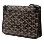 Goyard Plumet Shoulder Bag Pouch Wallet Black Multicolor Leather — view 2