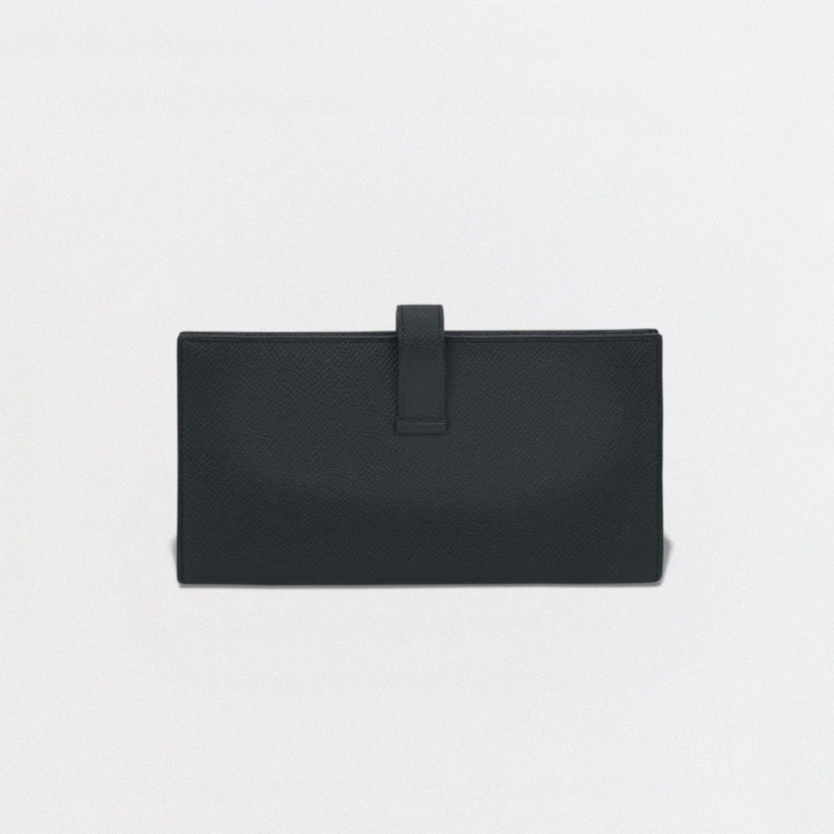 Hermes Bearn Souffle Wallet Madame So Black Monochrome Epsom Veau — view 2
