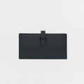 Hermes Bearn Souffle Wallet Madame So Black Monochrome Epsom Veau