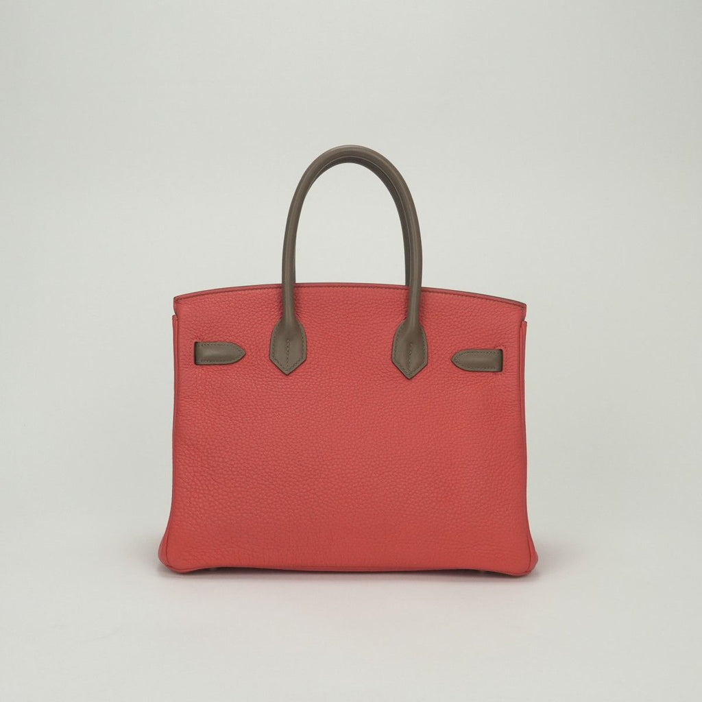 Hermes Birkin 30 Kazak 30 Tote Swift Rosejaipur Etoupe Argile Pink Gray Beige — view 3
