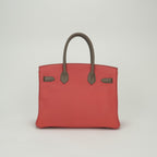 Hermes Birkin 30 Kazak 30 Tote Swift Rosejaipur Etoupe Argile Pink Gray Beige — view 3