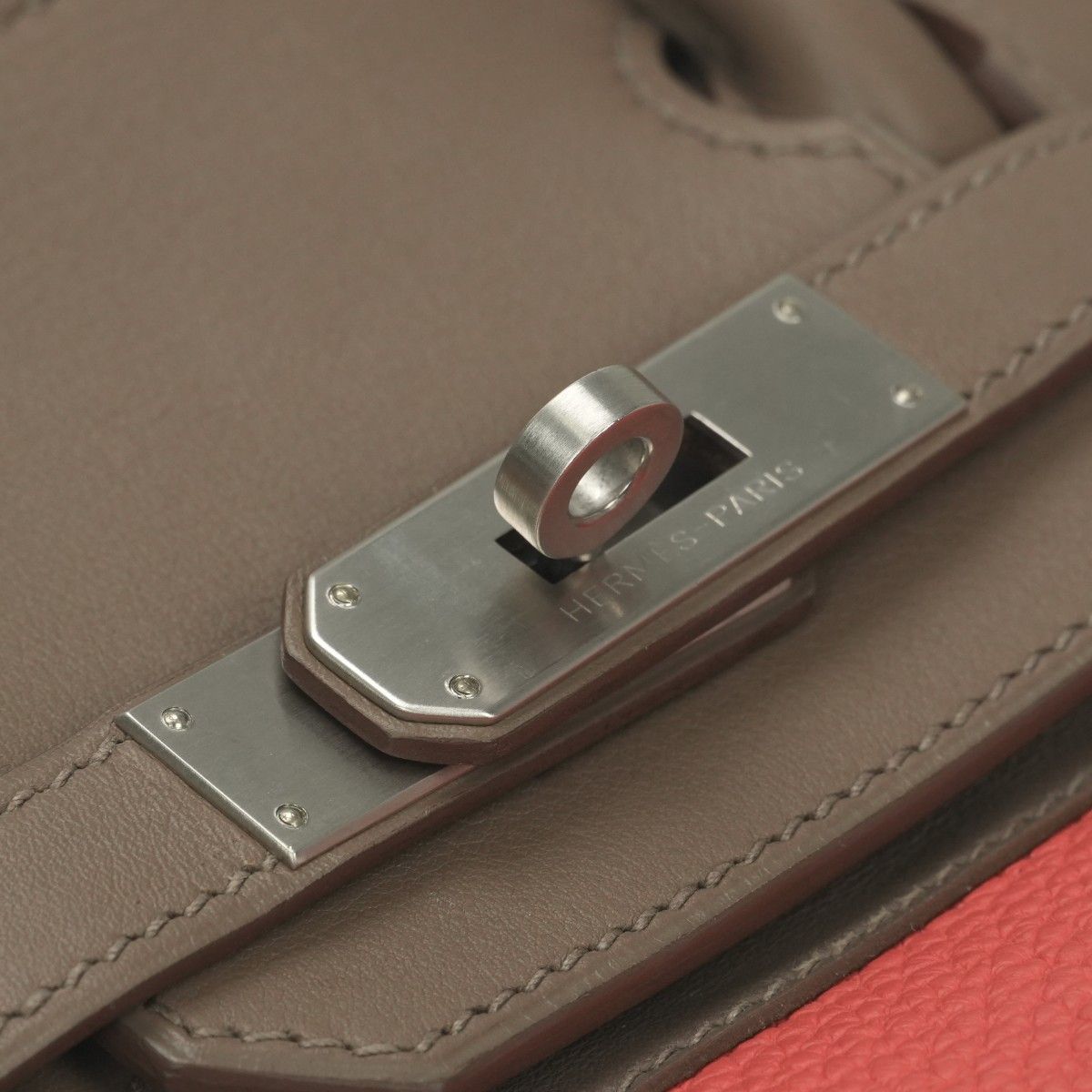 Hermes Birkin 30 Kazak 30 Tote Swift Rosejaipur Etoupe Argile Pink Gray Beige — view 7