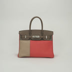 Hermes Birkin 30 Kazak 30 Tote Swift Rosejaipur Etoupe Argile Pink Gray Beige