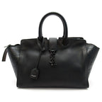 Saint Laurent Downtown Cabas Handbag Leather Black
