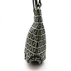 Fendi Zucchino Tote Canvas Leather Navy — view 3