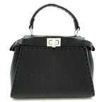 Fendi Selleria Peekaboo Mini 2-Way Handbag Leather