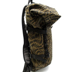 Fendi FF Vertigo Backpack Zucca Nylon Brown — view 5