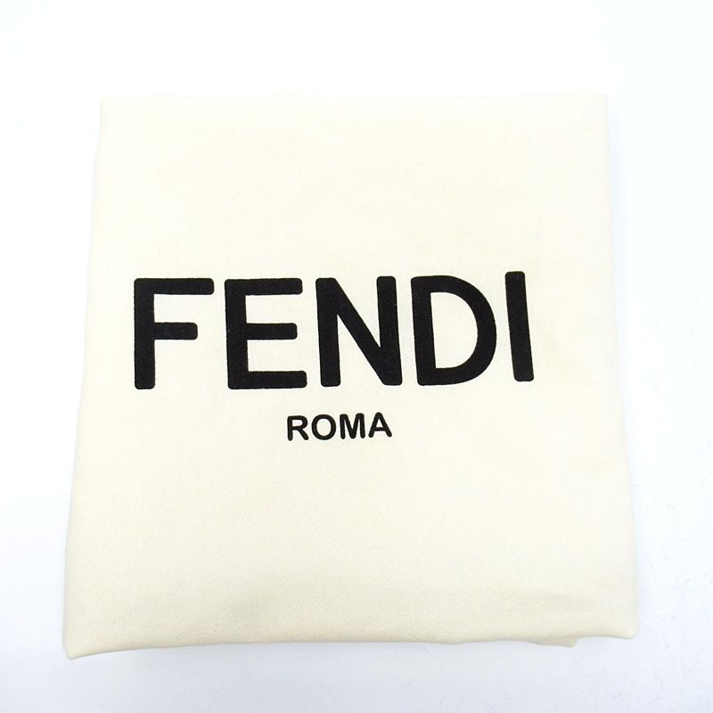 Fendi FF Vertigo Backpack Zucca Nylon Brown — view 8