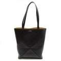 Loewe Puzzle Fold Tote Shiny Calf Black
