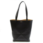Loewe Puzzle Fold Tote Shiny Calf Black