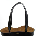 Loewe Puzzle Fold Tote Shiny Calf Black — view 2