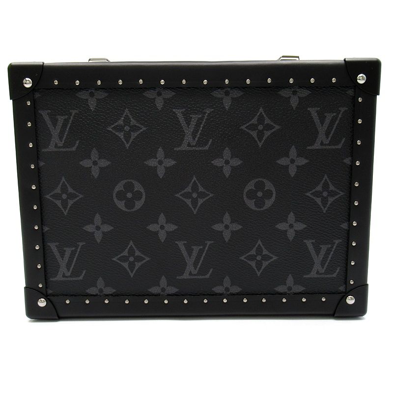 Louis Vuitton Clutch Box Monogram Eclipse Black — view 3