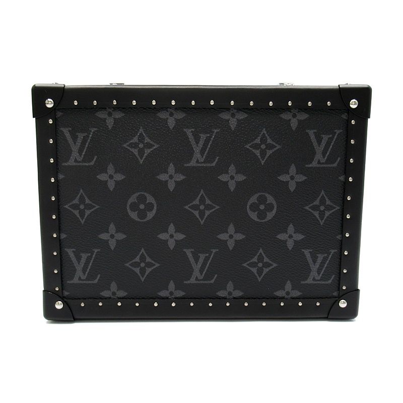 Louis Vuitton Clutch Box Monogram Eclipse Black