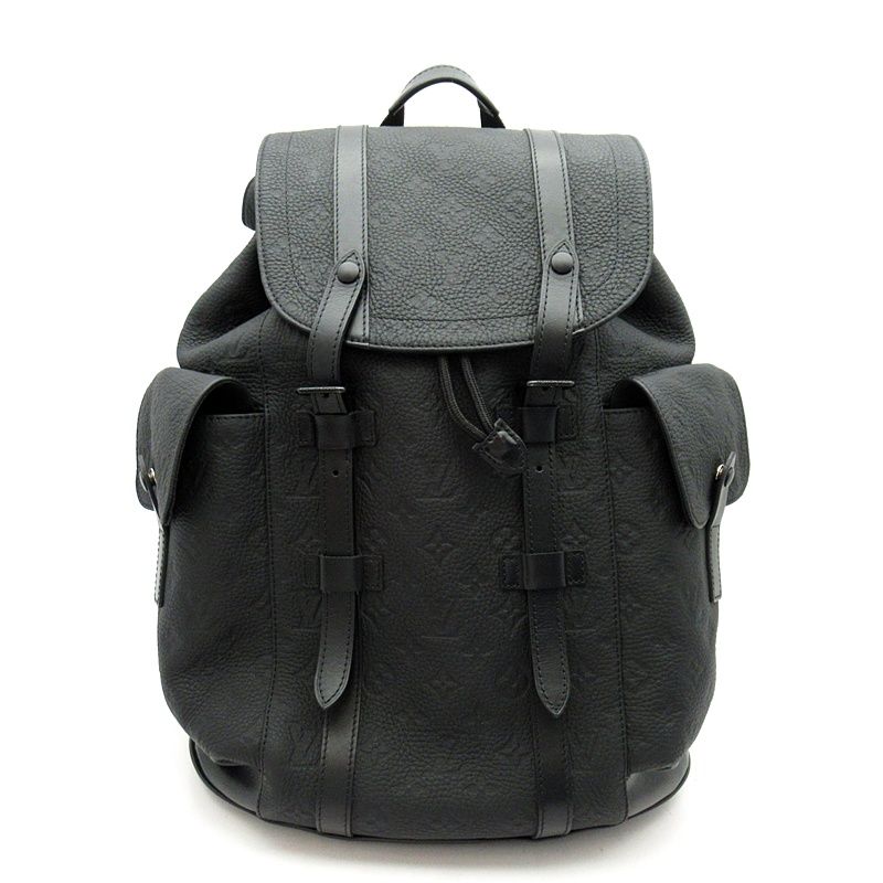 Louis Vuitton Christopher MM Monogram Taurillon Backpack Noir