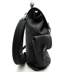 Louis Vuitton Christopher MM Monogram Taurillon Backpack Noir — view 5