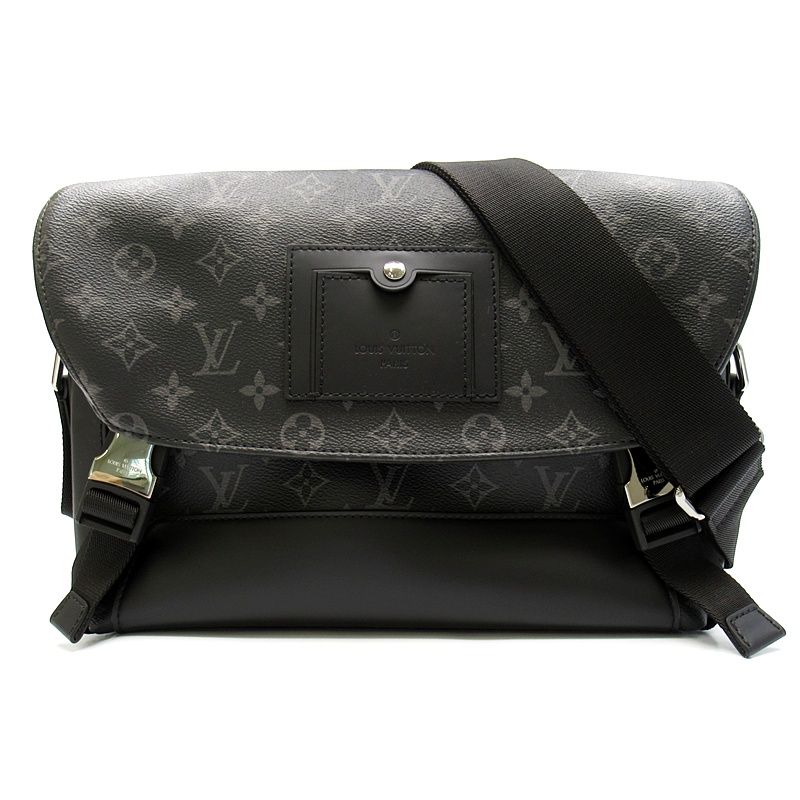 Louis Vuitton Messenger Voyage PM Monogram Eclipse Shoulder Bag Black Beauty