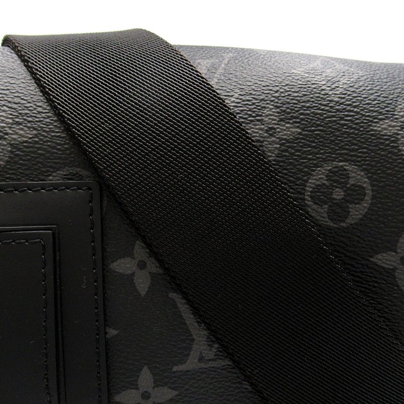 Louis Vuitton Messenger Voyage PM Monogram Eclipse Shoulder Bag Black Beauty — view 2