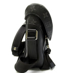 Louis Vuitton Messenger Voyage PM Monogram Eclipse Shoulder Bag Black Beauty — view 5