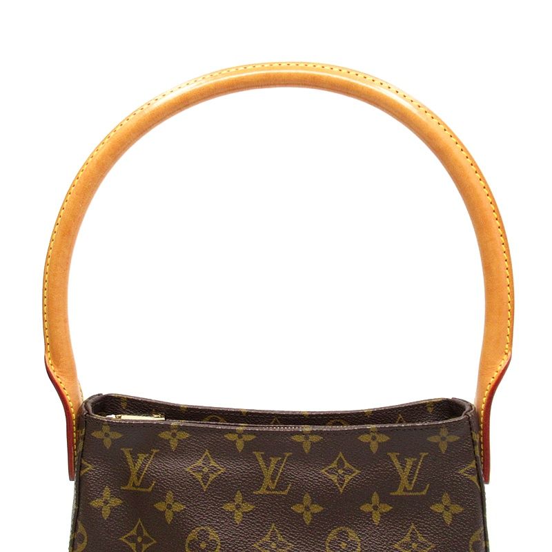Louis Vuitton Looping MM Monogram Shoulder Bag Brown — view 2