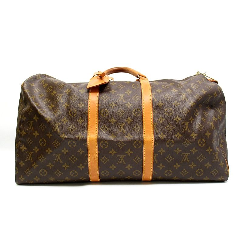 Louis Vuitton Keepall 55 Monogram Boston Bag Brown — view 4