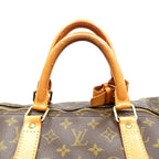 Louis Vuitton Keepall 55 Monogram Boston Bag Brown — view 2