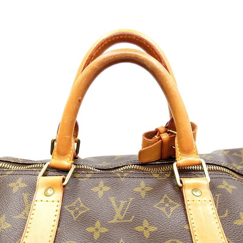 Louis Vuitton Keepall 55 Monogram Boston Bag Brown — view 2