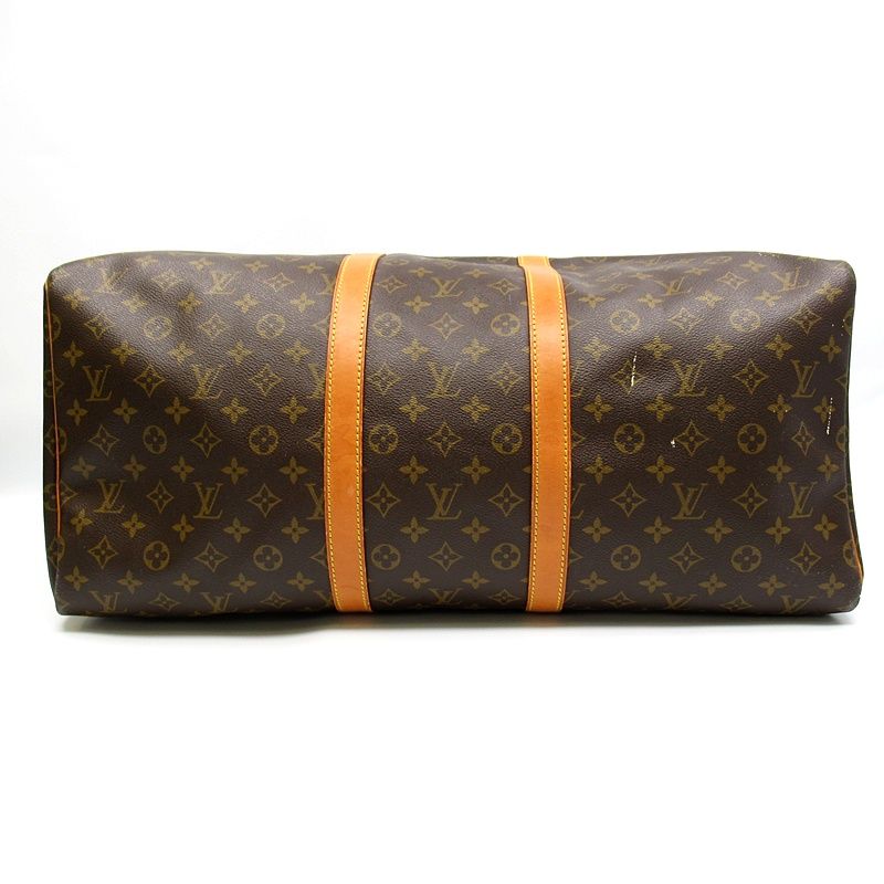 Louis Vuitton Keepall 55 Monogram Boston Bag Brown — view 6