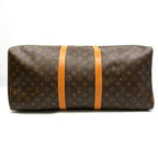 Louis Vuitton Keepall 55 Monogram Boston Bag Brown — view 6