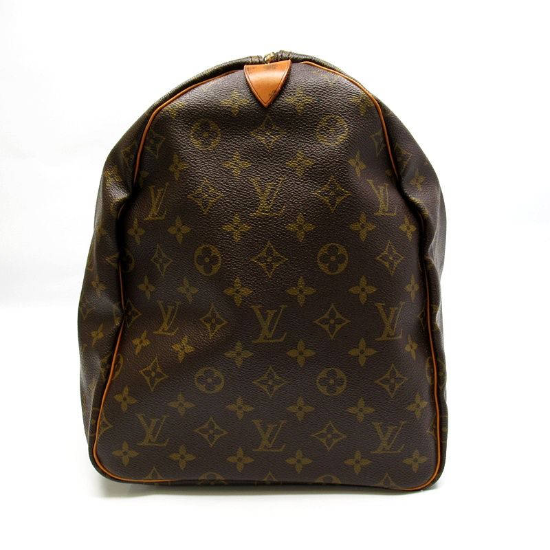 Louis Vuitton Keepall 55 Monogram Boston Bag Brown — view 3