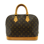 Louis Vuitton Alma Monogram Handbag Brown — view 4