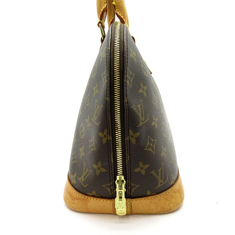 Louis Vuitton Alma Monogram Handbag Brown — view 5