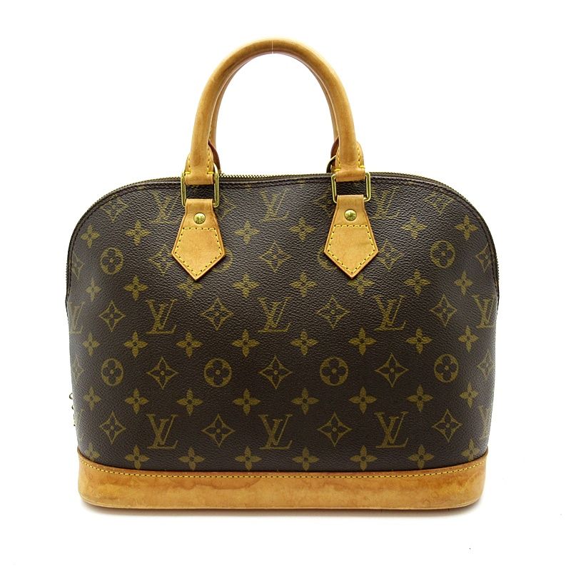 Louis Vuitton Alma Monogram Handbag Brown