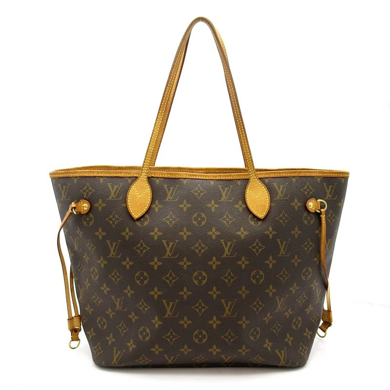 Louis Vuitton Neverfull MM Monogram Tote Brown