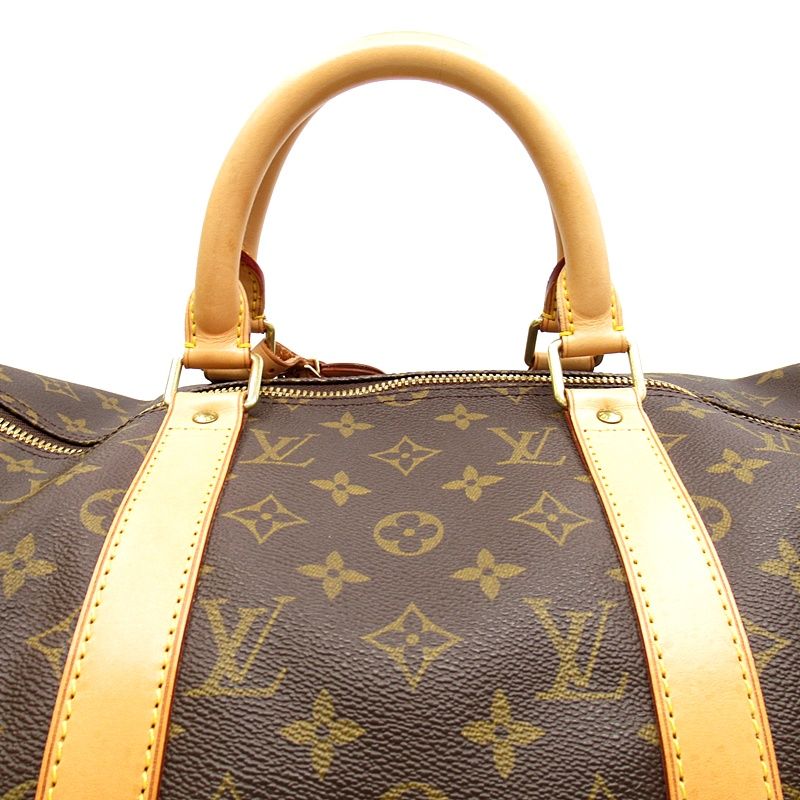 Louis Vuitton Keepall 50 Monogram Boston Bag Brown — view 2