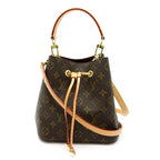 Louis Vuitton Neo Noe BB Monogram Shoulder Bag Brown
