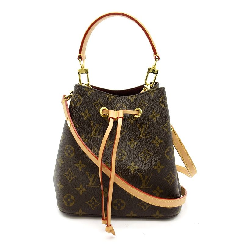 Louis Vuitton Neo Noe BB Monogram Shoulder Bag Brown